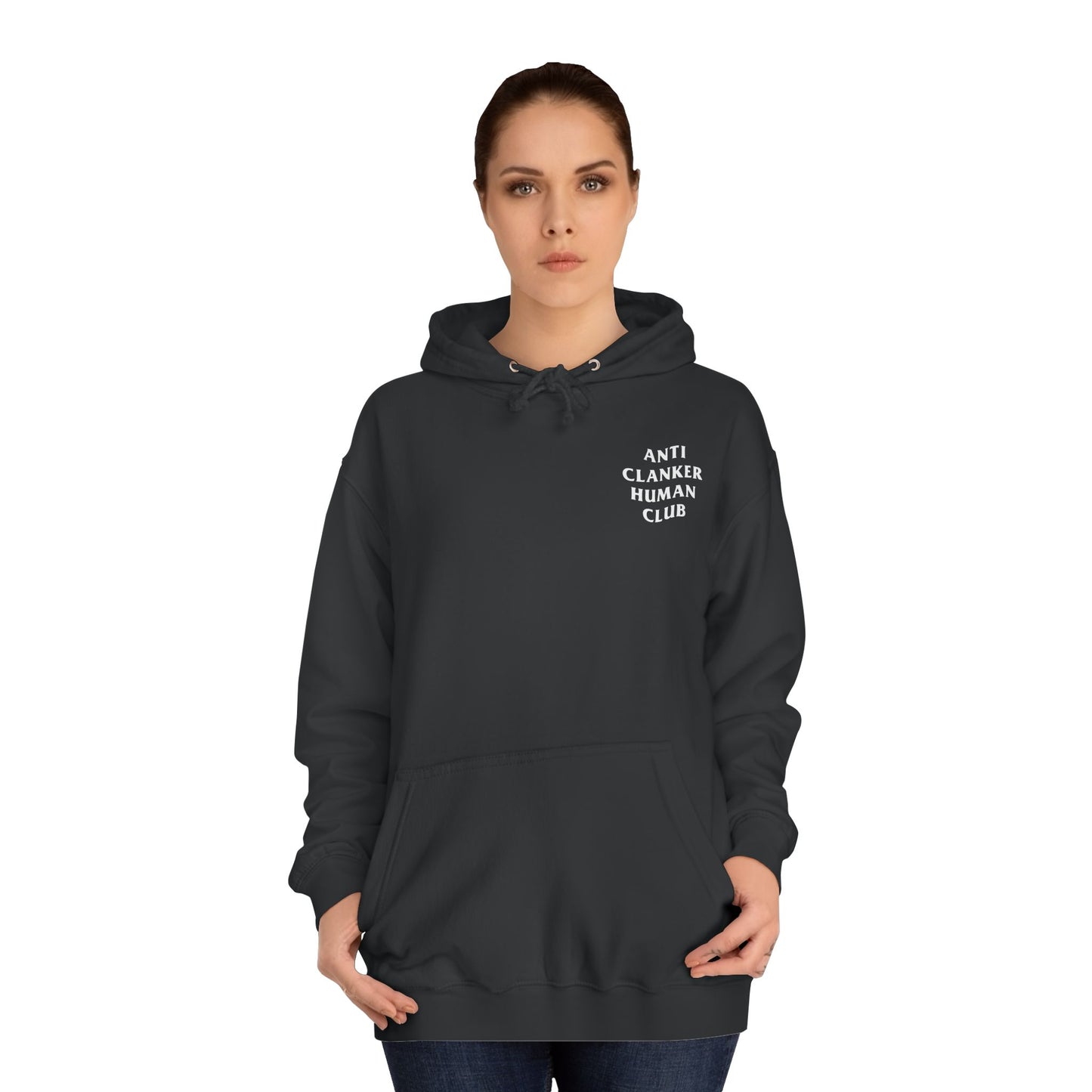 Anti Clanker Human Club Hoodie
