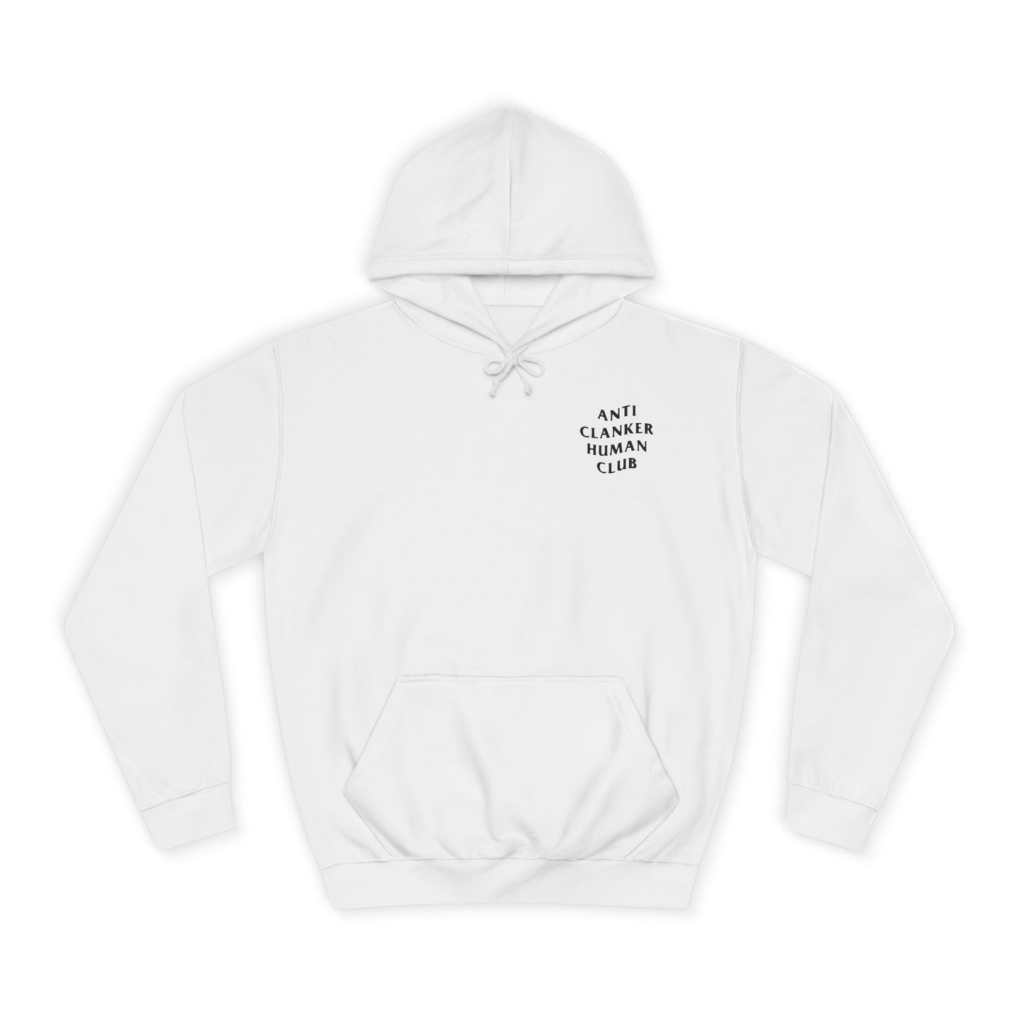 Anti Clanker Human Club Hoodie
