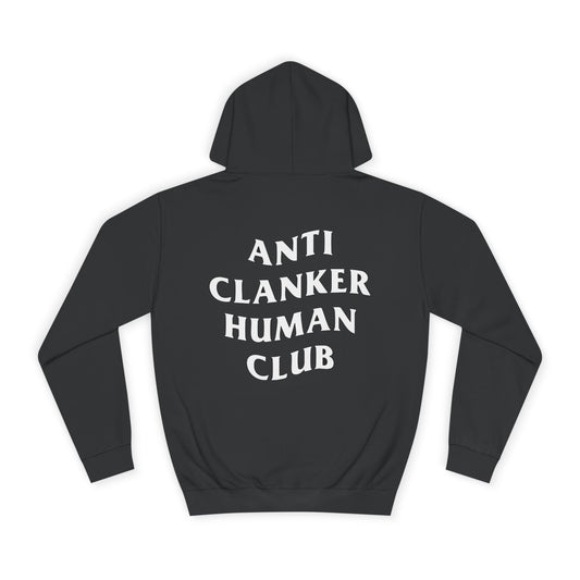 Anti Clanker Human Club Hoodie