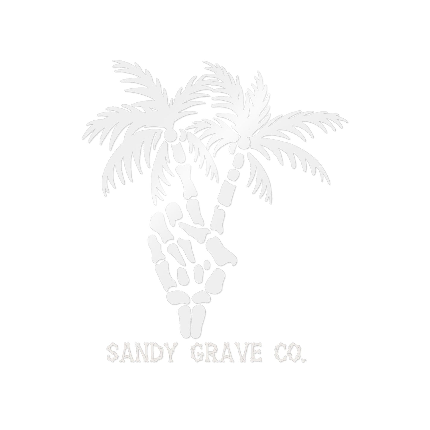 Palm Tree Die-Cut Sticker — Tropical Window & Laptop Decal