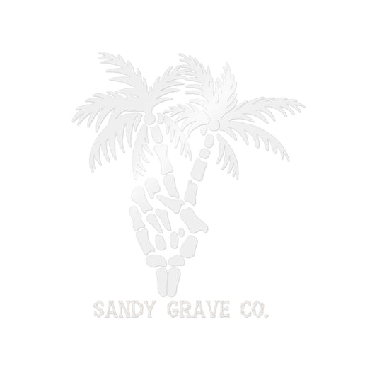 Palm Tree Die-Cut Sticker — Tropical Window & Laptop Decal