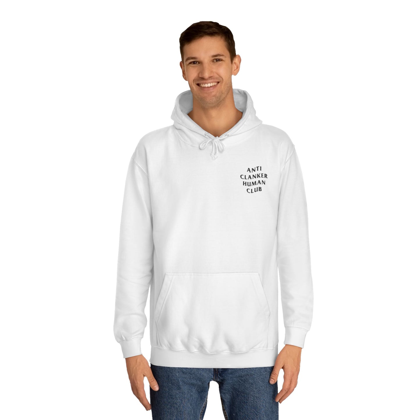 Anti Clanker Human Club Hoodie