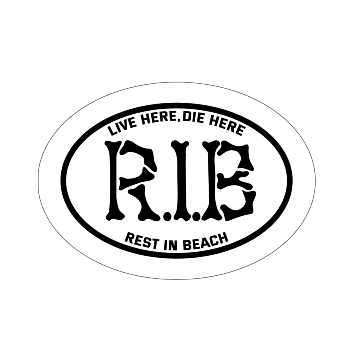 Rest In Beach Sticker